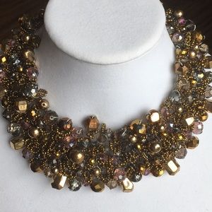 Beaded Aldo Bib Necklace